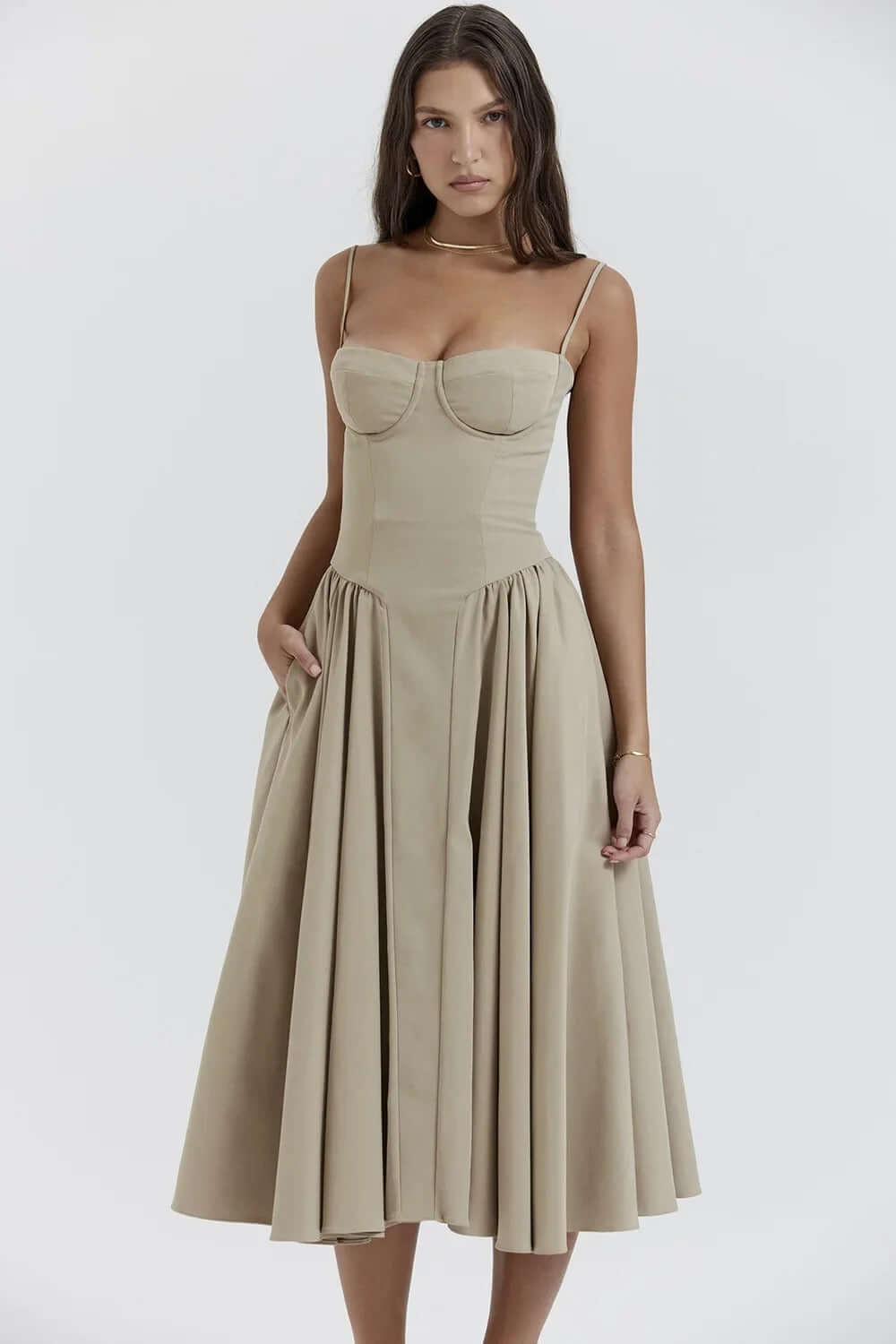 BODYCON MID LENGTH DRESS