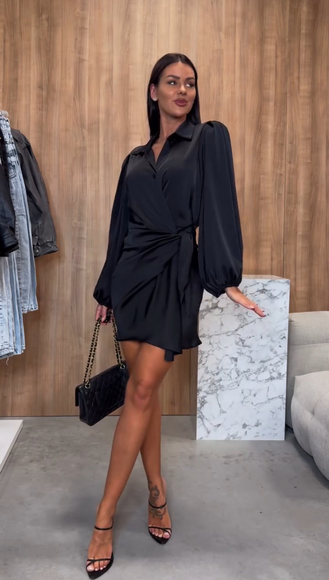 ROSSO SETA | DRESS