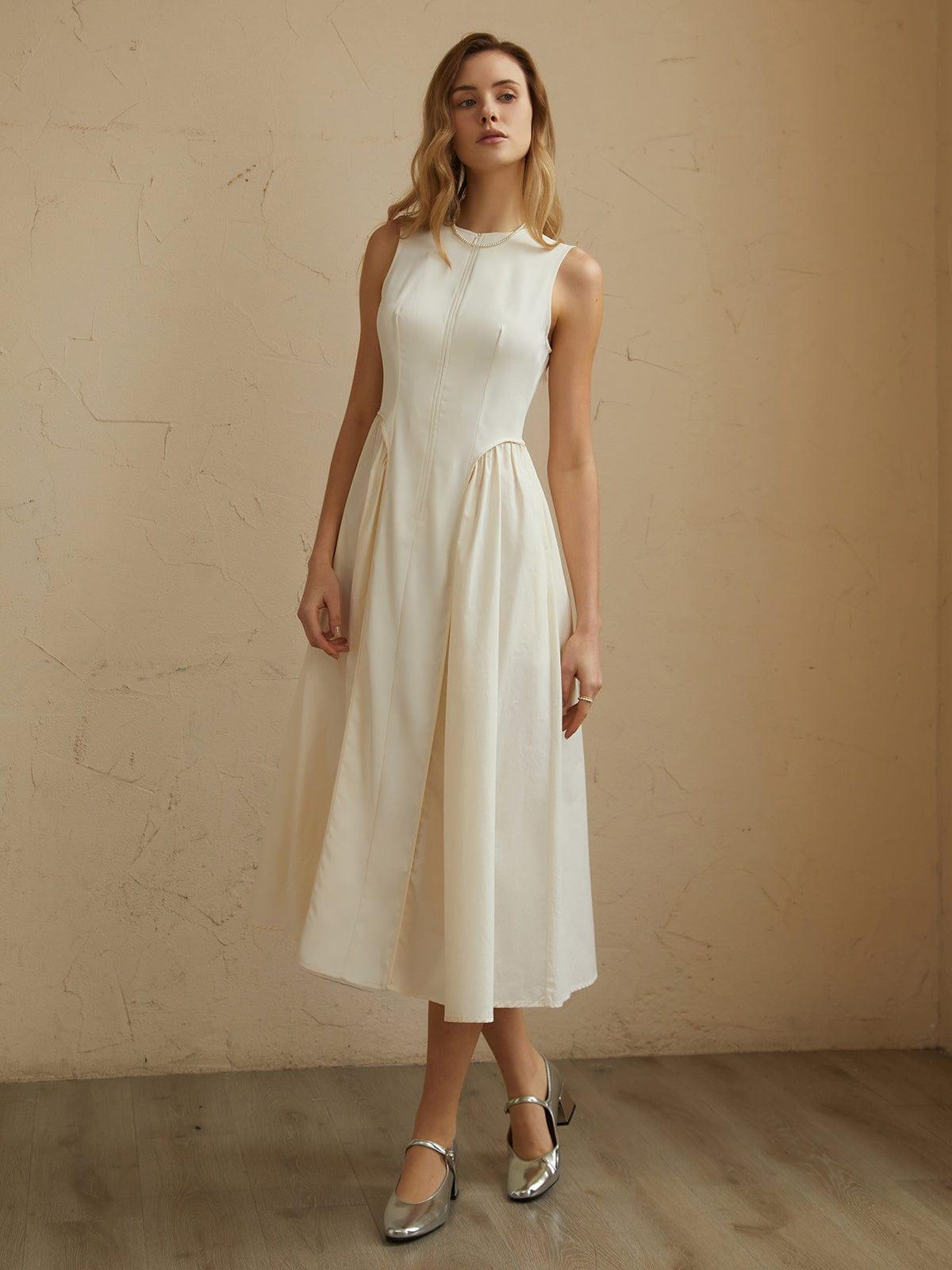 FLARED WAIST KNEE LENGTH