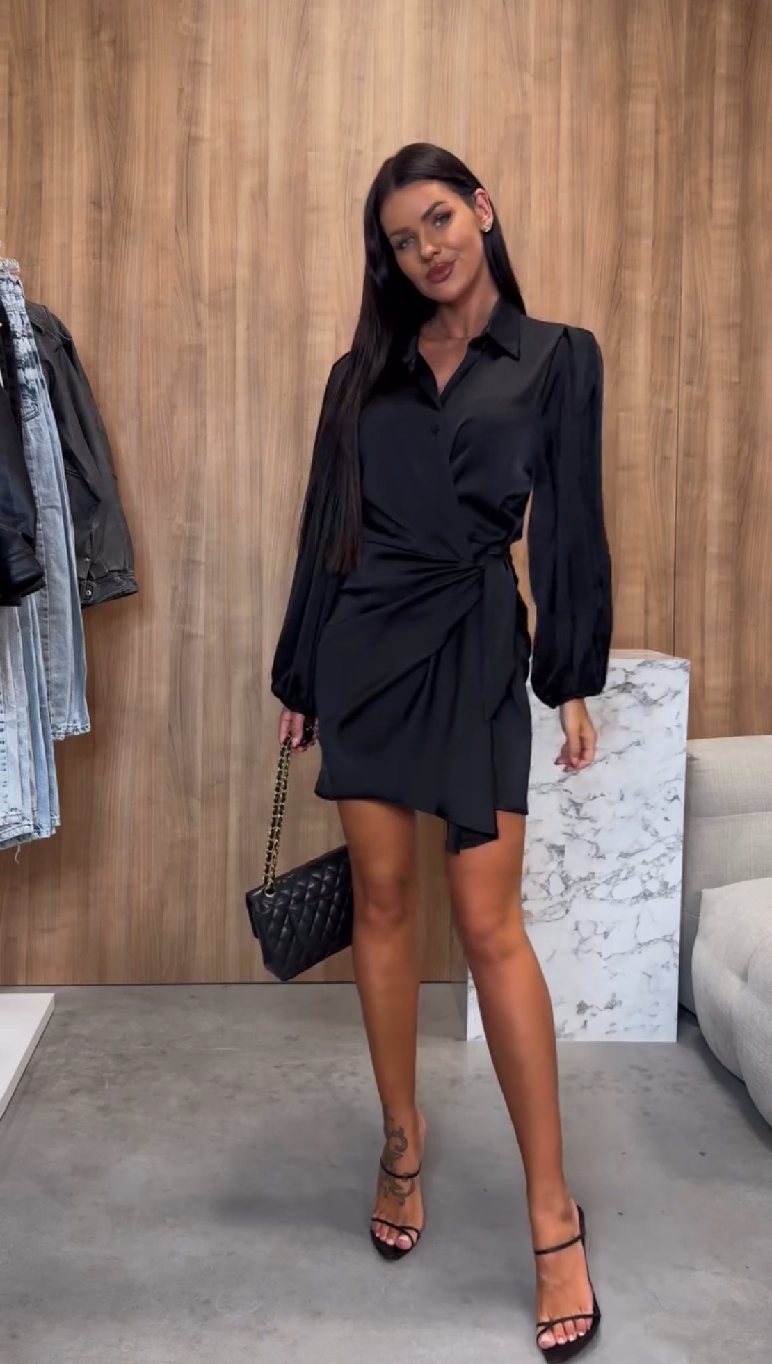 ROSSO SETA | DRESS