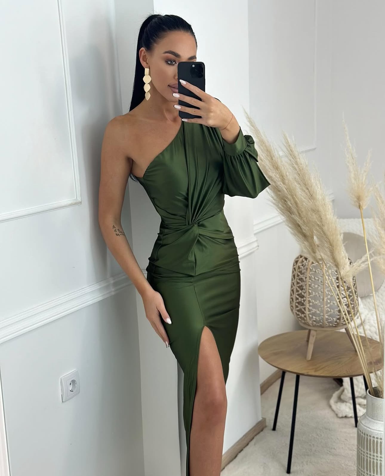 TE DIVA | ONE SHOULDER DRESS