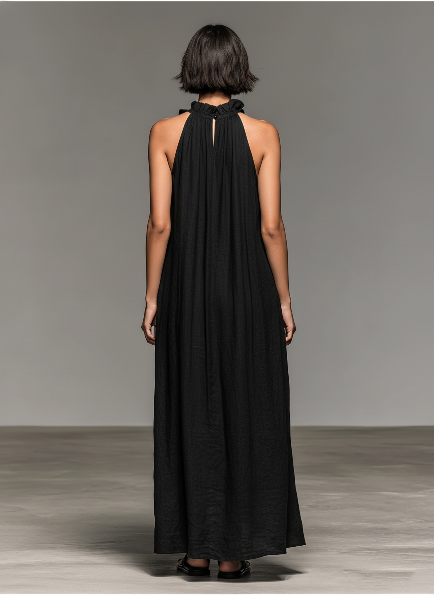 LINEN MAXI DRESS