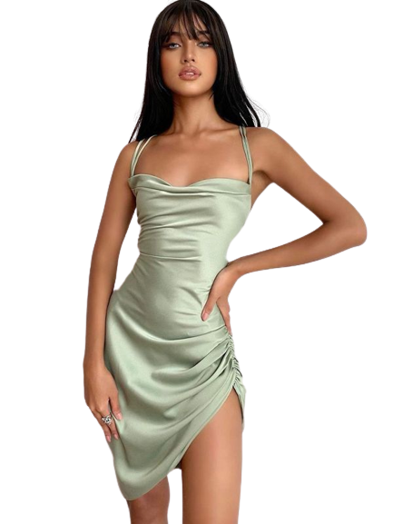 Sexy Fit Bodycon Sleeveless Dress - Luxivelle
