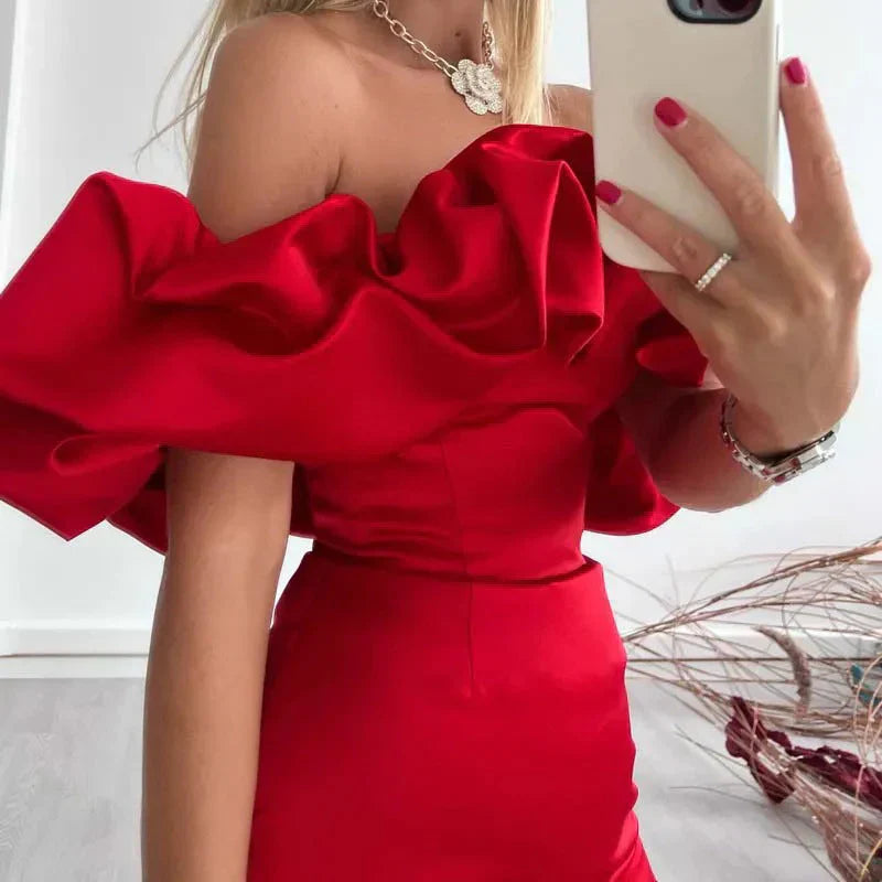 SEXY OFF SHOULDER DRESS