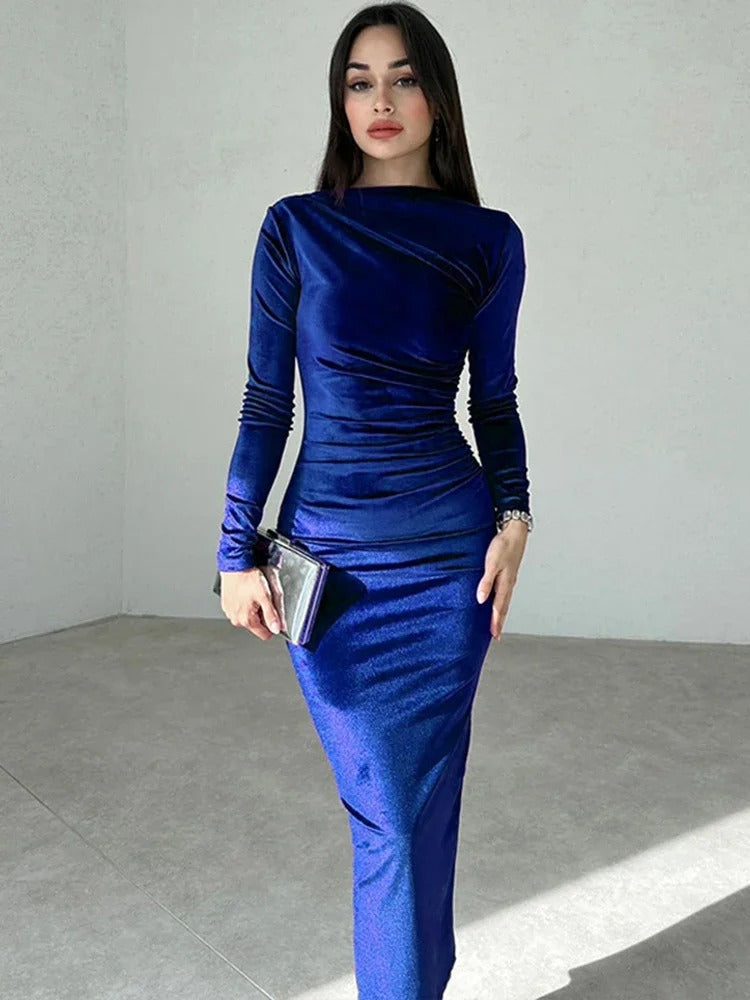 LONG SLEEVE PARTY DRESS