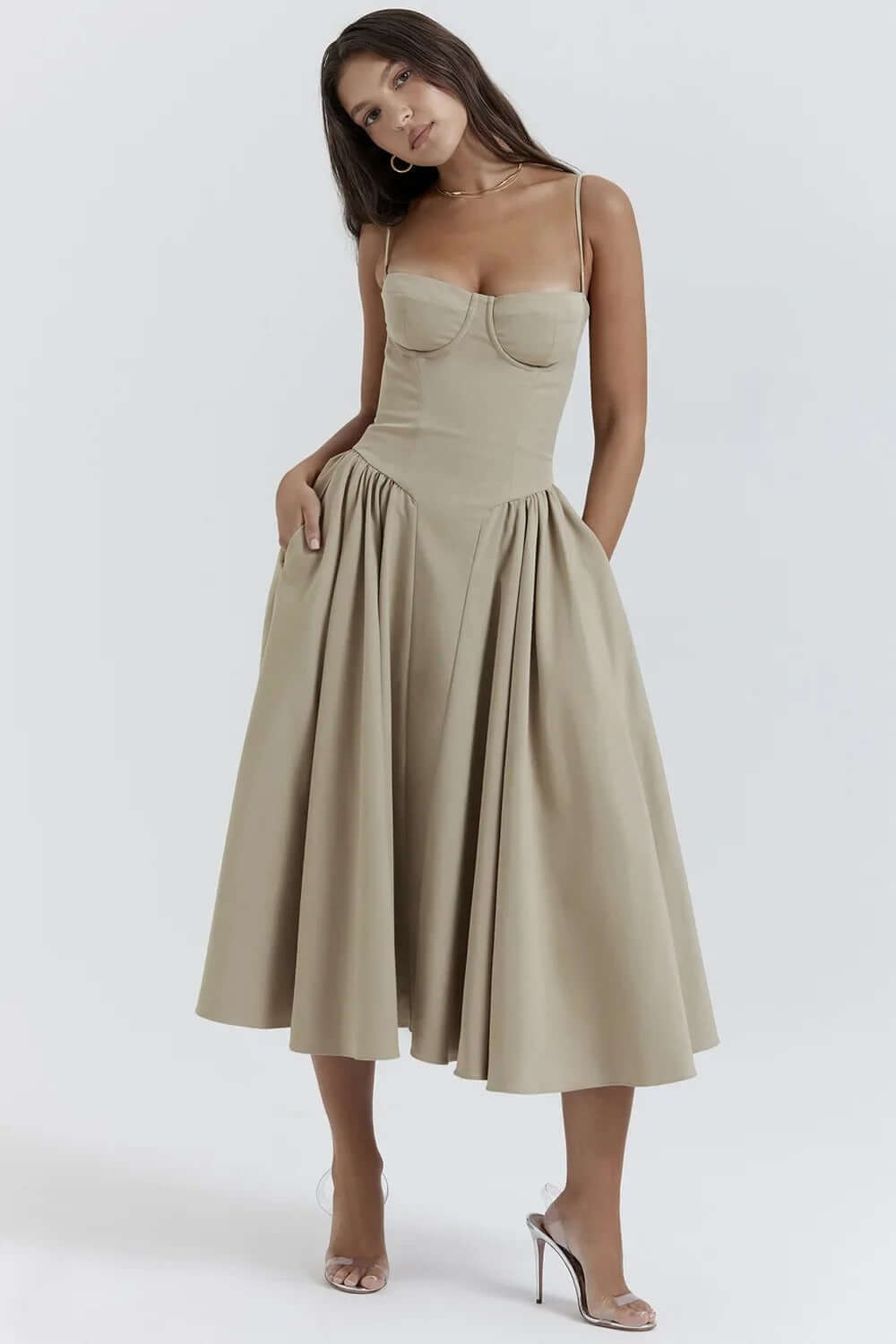 BODYCON MID LENGTH DRESS